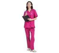 Misemiya - Ensemble Uniformes Unisexe Blouse - Uniforme Médical avec Haut et Pantalon - Ref.6801-6802 - Large, Fucisa 68