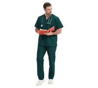 Misemiya - Ensemble Uniformes Unisexe Blouse - Uniforme Médical avec Haut et Pantalon - Ref.6801-6802 - Large, Vert 68