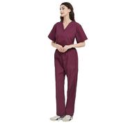 Misemiya - Ensemble Uniformes Unisexe Blouse - Uniforme Médical avec Haut et Pantalon - Ref.6801-6802 - Medium, Grenat 68