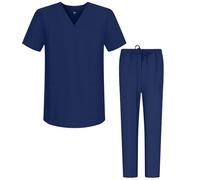 Misemiya - Ensemble Uniformes Unisexe Blouse - Uniforme Médical avec Haut et Pantalon - Ref.6801-6802 - X-Small, Bleu