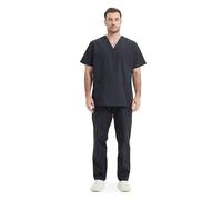 Misemiya - Ensemble Uniformes Unisexe Blouse - Uniforme Médical avec Haut et Pantalon - Ref.6801-6802 - X-Small, Noir 68