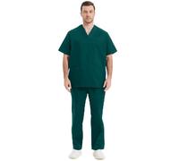 Misemiya - Ensemble Uniformes Unisexe Blouse - Uniforme Médical avec Haut et Pantalon - Ref.8178 - XX-Large, Vert