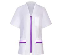 Misemiya - Nettoyage et entretien Femme - Vêtements de travail et uniformes Femme - Vêtements médicals 712 - Medium, Lilas 21