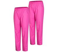 Misemiya - Pack 2 Pcs - Pantalon SANITAIRE Unisex - Uniformes MEDICALES Uniformes SANITAIRES Pantalon DE Travail - Réf 8312 * 2 pcs - 3XL, Fuchsia 21