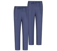 Misemiya - Pack 2 Pcs - Pantalons Unisex Taille Elastique Uniforme DE Travail Clinique HÔPITAL - Medium, Gris 68