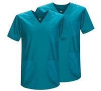 Misemiya - Pack 2 Pcs - SANITAIRE CASACA Unisexe Uniformes SANITAIRES Uniforme SANITAIRE Uniforme MEDICALE - Réf 817 * 2 - X-Small, Vert 3B 21