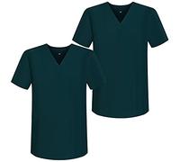 Misemiya - Pack*2 - VÊTEMENTS DE Travail Unisex COL PIC Manches Courtes Uniforme Clinique HÔPITAL - Ref.817 - Large, Vert 68