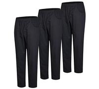 Misemiya - Pack 3 Pcs - Pantalon SANITAIRE Unisex - Uniformes MEDICALES Uniformes SANITAIRES Pantalon DE Travail - Réf 8312 * 3 pcs - Large, Noir 21