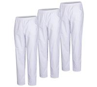 Misemiya - Pack 3 Pcs - Pantalon SANITAIRE Unisex - Uniformes MEDICALES Uniformes SANITAIRES Pantalon DE Travail - Réf 8312 * 3 pcs - XX-Large, Blanc 21