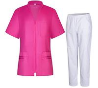 Misemiya - Uniform Scrub Set Unisexe - Uniforme médical avec Haut et Pantalon - 712-8312 - X-Large, Fucisa 68