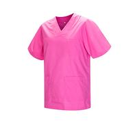 Misemiya - VÊTEMENTS DE Travail Unisex COL PIC Manches Courtes Médicaux Unisexe - Ref.817 - Medium, Rose
