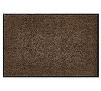 Misento Paillasson Wash & Clean, comme paillasson à l'intérieur ou comme paillasson à l'extérieur sous abri - paillasson très Absorbant 90 x 120 cm Marron
