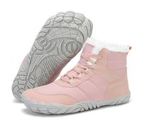 Mishansha Bottes de Neige pour Homme Femme Hiver Rose 38EU