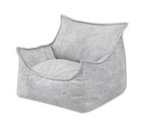 MISIOO Fauteuil pour Enfants Roya Chenille - Fauteuil pour Chambre d'Enfants, Doux Pouf pour Enfant, Fauteuil au Sol en Sac de Billes, Canapé en Szenila Premium, 80x73x58 cm