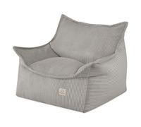 MISIOO Fauteuil Roya Cord - Fauteuil pour chambre d'enfant - Pouf souple pour enfant - Fauteuil de sol - En velours côtelé de qualité supérieure Oeko-Tex - 80 x 73 x 58 cm
