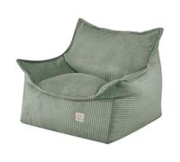 MISIOO Fauteuil Roya Cord - Fauteuil pour chambre d'enfant - Pouf souple pour enfant - Fauteuil de sol - En velours côtelé de qualité supérieure Oeko-Tex - 80 x 73 x 58 cm