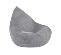 MISIOO Pouf en velours côtelé de qualité supérieure, ergonomique, pour enfant à partir de 12 mois, pouf confortable pour chambre d'enfant, avec rembourrage léger en polystyrène