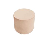 MISIOO Pouf Rond pour Enfant - Meubles de Chambre d'enfant - en Velours - en Mousse - Meubles pour Enfants - Facile à Laver - Léger et élégant - 40 x 40 x 30 cm - Doré