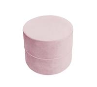 MISIOO Pouf Rond pour Enfant - Meubles de Chambre d'enfant - en Velours - Mousse - Meubles pour Enfants - Facile à Laver - Léger et élégant - 40 x 40 x 30 cm - Violet