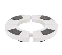 MiSMiAO Base ronde, base ovale, idéal pour les climatiseurs à colonnes et les meubles, forte stabilité, pied bas, large gamme d'applications, base multifonctionnelle réglable[4 pieds courts]