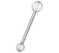 Miso Muddler, fouet Miso à double tête en acier inoxydable pour soupe, sauce et pâte, gadget de cuisine japonais, outil d'agitation de 7, 87 pouces
