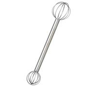 Miso Muddler, fouet miso à double tête en acier inoxydable pour soupe, sauce et pâte, gadget de cuisine japonais, outil d'agitation de 7, 87 pouces, mini fouet