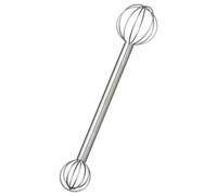Miso Muddler, fouet miso à double tête en acier inoxydable pour soupe, sauce et pâte, gadget de cuisine japonais, outil d'agitation de 7, 87 pouces, fouet