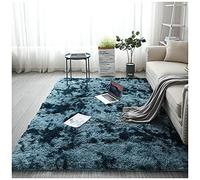 MISSMAO Tapis Salon Shaggy Descente de Lit Chambre Tapis Doux Salon Tapis Antidérapant Tapis à Poils Longs Moelleux Tapis de Sol Grand pour Couloir Chambre Filles Enfants,Bleu2,80x200cm