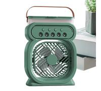 Mist Fan Portable, Ventilateur de Misting Portable - Personal Mister Desktop Fan Cooler - Batterie Silencieux Refroidisseur d'Air avec Veilleuse, Humidificateur Gadgets pour Chambre, Voyage, Camping