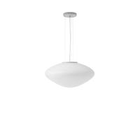 Mist Suspension Ø56 Blanc/Verre Opale