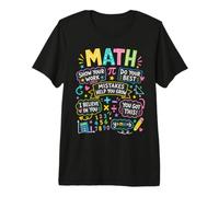 Mistakes Help You Grow Math Teacher Back to School Classroom T-Shirt Haut de Gamme