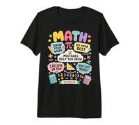 Mistakes Help You Grow Math Teacher Back to School Classroom T-Shirt Haut de Gamme