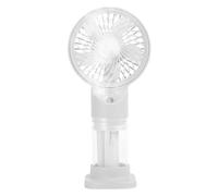 Mister Fan Ventilateur personnel pliable portable avec brume | Refroidisseur d'air pliable à 3 vitesses pour l'extérieur, voyage, détente, camping, maison, shopping, été, plage, gym