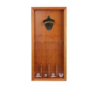 MISTER GADGET Cadre Décapsuleur Jeu à Boire en Bois Amusant Marron | Bois métal et plastique, cadre décapsuleur jeu à boire, amusant et solide, bar ou cuisine, marron
