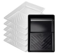 Mister Rui Lot de 6 bacs à peinture 32 x 22 cm pour peinture murale, accessoires de peinture, plastique