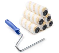 Mister Rui Lot de rouleaux de peinture de 18 cm, grand rouleau de peinture pour la peinture sur des surfaces lisses et semi-rugueuses, pour peindre des murs ou des plafonds