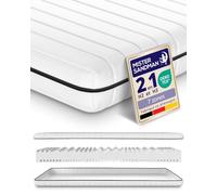 Mister Sandman Matelas 70x200 cm, Épaisseur 15 cm, Matelas en Mousse à 7 Zones, Réversible 2 Faces, Soutien Ferme Equilibré H2 H3, Housse Lavable, Fabriqué en Allemagne