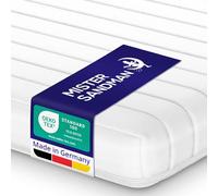 Mister Sandman Surmatelas 120x200 cm, Épaisseur 11 cm, Mousse Froide Ergonomique, Fermeté Moyenne, Hypoallergénique, Housse Amovible et Lavable, Qualité Allemande
