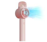 Misting Fan, Handheld Spray Cooler, Rechargeable Fan, 3 Speed Wind Control, Portable Cooling Device for Travel Camping And Outdoor Use, 2,13 x 7,83 x 2,38 pouces, White, Pink