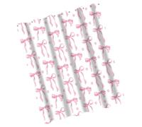 MISUVRSE Rideau de douche artistique avec design ruban, rapide, essentiels de salle de bain en tissu polyester, rideau de douche artistique aquarelle, accessoires de salle de bain en tissu polyester