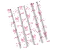 MISUVRSE Rideau de douche artistique avec design ruban, rapide, essentiels de salle de bain en tissu polyester, rideau de douche artistique aquarelle, accessoires de salle de bain en tissu polyester