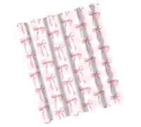 MISUVRSE Rideau de douche artistique avec design ruban, rapide, essentiels de salle de bain en tissu polyester, rideau de douche artistique aquarelle, accessoires de salle de bain en tissu polyester