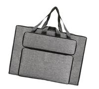 MISUVRSE Sac de transport résistant à l'eau pour planche à dessin - Sac de rangement pour œuvres d'art, gris clair, Taille unique