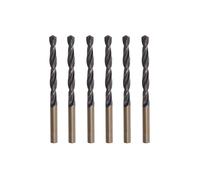 Misuyue 6pcs Foret Metal Hélicoïdaux, 4mm HSS Forets Meche Metal Professional pour Cuivre Fer Inox Alliage Aluminium Bois