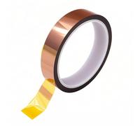 Misuyue Ruban adhésif Kapton - 20 mm - Résistant à la chaleur jusqu'à 300 °C - 33 m - En film polyimide - Pour imprimante 3D, soudure, sublimation, circuits électroniques (brassage)