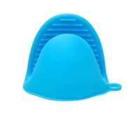 Mitaines de Four en Silicone résistantes à la Chaleur, 2 pièces, poignées pincement Cuisson, Support Casserole et manique for Cuisine pour Four(Blue)