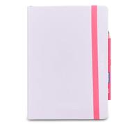 Mitama Agenda journalier 2026 Lilas, 15 x 21 cm, couverture rigide, papier FSC, fermeture élastique, crayon inclus