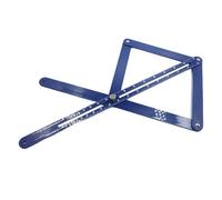 Miter PROPROPRACTEUR Angle Finder, Angle Finder Tool, Diagonal Square Ruler avec Échelles, Mesure De 10 Degrés-17e Degrés, Mitter A Vu La Taille en Pente pour Le Charpentier, Le Travail du Bois