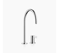 Mitigeur à deux trous Dornbracht TARA ULTRA avec rosaces simples, portée de 241 mm, 32815875-00, Couleur: chrome