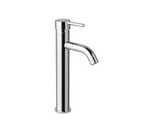 MITIGEUR AVEC BEC HAUT CHROMÉ POUR LAVABO D'APPUI FASSA